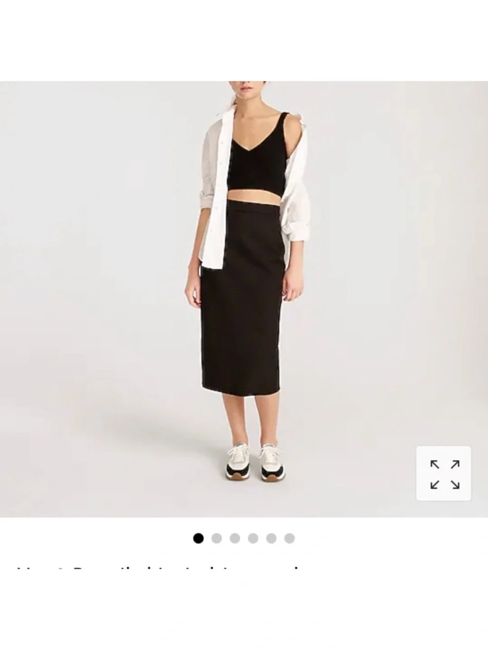 NWOT J. Crew 2 Piece Blazer & Skirt Sz 4P Black